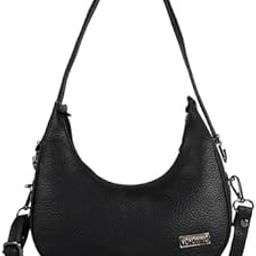 Synthetic Leather Classy Unique Half Moon Design Crossbody Shoulder Sling bag For Women-image-96