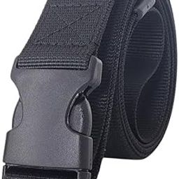 Buckle-Free Canvas Belt for Women | Non-Metal Workwear Waist Belt for Pants-picture-24