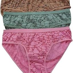 Women's Plus Size Panties Cotton Hipster Briefs Ladies Underwear Big Size Panties Combo (Pack-3)-picture-25