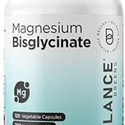 Magnesium Bisglycinate 200mg, High Absorption Chelated, 120 Vegan Capsules - Supports Heart Health, Muscle Cramps, Bone Health & Positive Mood-image-85