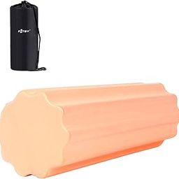 FITSY 18 Inches EVA Health & Fitness Massage Gym Physio Trigger Point Deep Tissue Yoga Foam Roller for Exercise, Fitness, Pilates, Pain Relief (AR-3611-PCH)-2