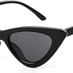 Retro Vintage Narrow Cat Eye Sunglasses for Women Clout Goggles-image-62