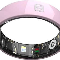 CNBRO Smart Rings for Men Women Health Ring Heart Rate Monitor Sleep Rings NFC Control Family Care Exercise Activity Tracker Pedometer Step Counter Smart Rings for Android & iOS Phones Ceramic Ring-picture-12