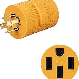 Rifatrio - Transfer Switch Adapter for NEMA L14-30P Male to 14-50R Female-image-2