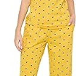 Women Cotton Blend Pajama Set-image-18