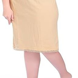 Women's Cotton Knee Length Under Skirt Half Slip - Pack of 1-image-60