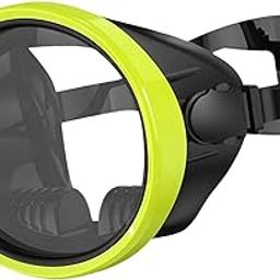 CALANDIS™ Snorkel Diving Mask No Fogging Comfortable Portable Oval Glass Scuba Goggles Fluorescent Yellow | Masks | Scuba & Snorkeling | Water Sports-image-16