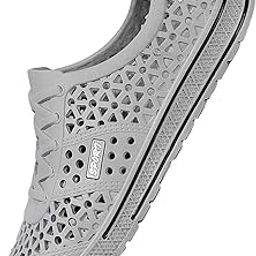 Classic Clogs for Adult Slip on PVC Comfortable Slides Fashion Beach Sandals 41 Gray-picture-30