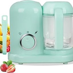 SONIQE Baby Blender Cooker, 4-1 Multifunction Food Processor for Baby, Steamer and Blender for Baby, Defrost, Heating, Quick Gentle Steam Cooking, BPA Free (Green)-picture-11