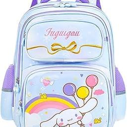 funblast Kids Backpack – Cute School Bag for Girls, Lightweight Cartoon Backpack with Multiple Compartments, Comfortable Shoulder Straps, Kawaii School Bag (41 X 32 X 20 Cm)-picture-15