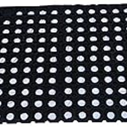 Kuber Industries PVC Doormat - 39"x20" x 1", Black (Extra Large Size, DOORMATAVS018, Pack of 1)-image-44