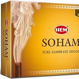 HEM Soham Premium Sambrani Dhoop Sticks | Natural Loban | Bambooless & Charcoal-Free | Long-Lasting Fragrance for Meditation, Pooja & Relaxation | Pack of 24 Sticks | Burns 35-40 Min-20