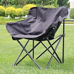 Outdoor Folding Camping Chair - Portable Foldable Nylon Base Fabric, Camping, Fishing, Hiking, Travel, Picnic, Beach - Round Shape (Pack of 1)-image-49