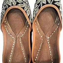Women's Leather Sole Jutti, Black, Jutti Women-image-6