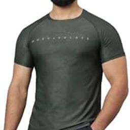 Half Sleeve Camo Dry-Fit Active Tee for Men-image-84