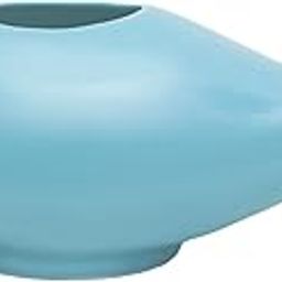 Healthandwealth Porcelain Ceramic Neti Pot blue Color for Nasal Cleansing | Compact and Natural Treatment for Sinus, Infection and Congestion | Ceramic Neti Pot + Instructions Leaflet (Blue)-picture-21