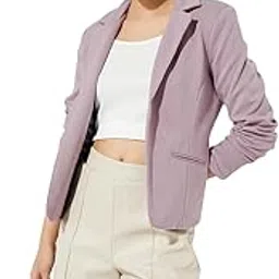 max URB_N Women Solid Open Front Blazer-picture-23