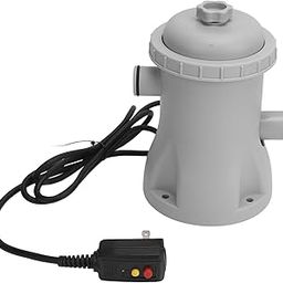 Pool Filter Cartridge Pump, 330 Gallon Clear Filter Cartridge Pump for Above Ground Pools, Electric Pool Water Pump (US Plug)-picture-17