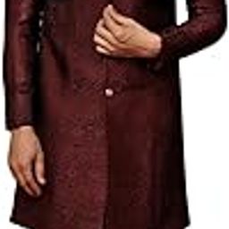 Men Kurta Sherwani Trouser Set-image-42