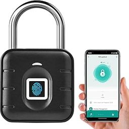 Portible Smart Biometric Padlock with 2-Way Access: Fingerprint & Mobile App Control, IP67 Waterproof Anti-Theft Lock for Doors, Bags, Suitcase, Garage, Cabinet, Warehouse, Shutter-image-56
