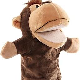 FunBlast Hand Puppet for Kids - Plush Animal With Movable Open Mouth, Story Telling Toy, Soft Learning Toy (Monkey)-image-93