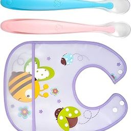Silicone Spoon for Baby 6 to 12 Months, Baby Feeding Products Set of 3, Soft Gum-Friendly Design for Self-Feeding, Easy to Clean, Ideal for Infants.-image-90