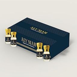 ALY'SIAN Attar for Men & Women Combo Pack 4 Bottles of 6ml Each Assorted Luxury Non Alcoholic Roll-On Attar Perfume Collection Arabic & French Blend Fragrance Set Gift Hamper for Him & Her Ideal for Special Occasions Gift Set For Unisex long lasting-image-42