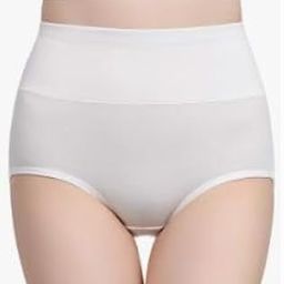 Women's Cotton Underwear High Waist Stretch Briefs Soft Underpants Ladies Full Coverage Panties-image-17