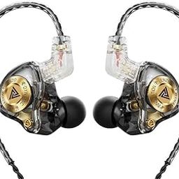 Concept Kart QKZ Enzo Pro Wired IEM Earphones, in-Ear Monitors with 11mm Dynamic Driver, Semi Open-Back Design, Detachable Cable, in-Line Mic for Music & Gaming (Gray)-image-82