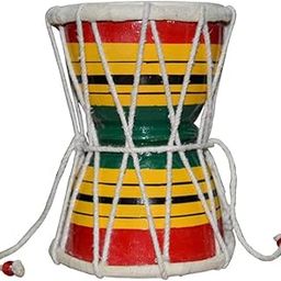Damru Hand Percussion Handmade Indian Musical Instrument,Pooja Articles,Home Decor & Kids Toys.-24