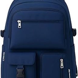 Executive Women's Multi-Function Backpack | Daily Use Lightweight Travel Backpack (Blue)-image-3