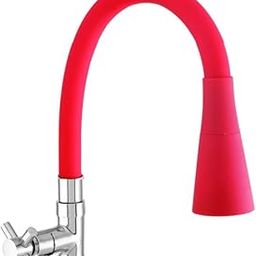 HARISTO SWAN Neck Double Flow Flexible Red SPOUT for Kitchen/Basin Table Mounted SNRDF 317-picture-26