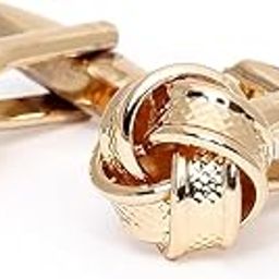 Knot Gold Cufflinks-image-23