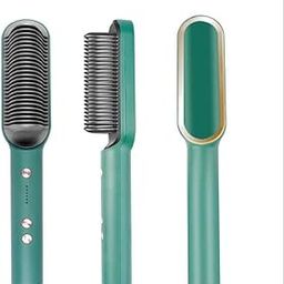 Hair Straightener Comb Brush For Men & Women, Hair Straightening And Smoothing Comb, Electric Hair Brush, Straightener Comb (Hair-Straightener-032) - Grey-image-90