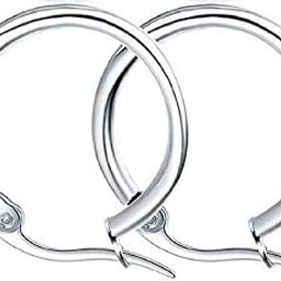 Silver Slim Bali Round Small 316L Stainless Steel Earrings for Men and Boys | Fashion Non Piercing Earrings for Men-image-45