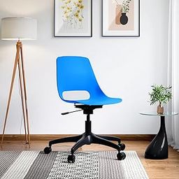 GODREJ INTERIO Chair Shine 360 Adjustable Height Revolving Chair, Azure Blue, Sizemark 6, 1-Year Warranty-30