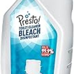 Amazon Brand - Presto! Toilet Cleaner Bleach Disinfectant | 500 Ml | Kills 99.9% Germs | White-picture-15