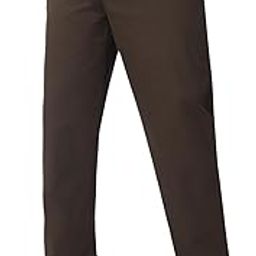 Men's Regular Fit Mid Rise Cotton Casual Chinos Trousers Stretch-image-46