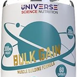 Universe Science Nutrition Bulk Gain Muscle Building Formula, 60 Capsules, 300mg Ashwagandha and Shatavari-image-28