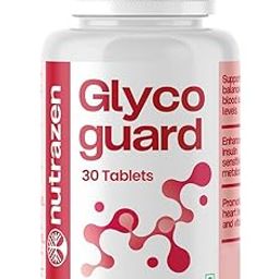 Nutrazen Glycoguard - Metabolic Wellness Supplement with 20 Plant-Based Ingredients | Supports Balanced Glucose Metabolism & Energy | 30 Tablets-image-50