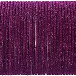 zulka Metal Bangles Set For Women and Girls with Velvet Finished | Velvet Bangles Set | Plain Metal Bangles | Women's Bangles Stylish- Set of 48 Bangles-picture-29