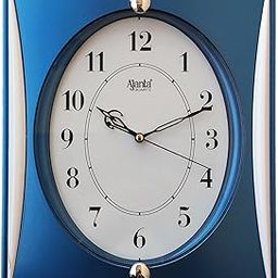 Ajanta Plastic Square Analog Wall Clock (28.5 Cm X 24 Cm X 4.5 Cm, Blue)-image-57