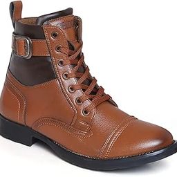 Men's Hi-Neck Casual Outdoor Dress Uniform Hiking Stylish Long Boots For Men-image-95