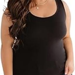 Womens Supersoft Camisole Stretch Casual Tank Tops - Breathable Undershirts Singlet Slim Plus Size Fit Pack of 1-image-57