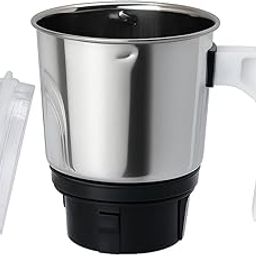 Punith Mixer Jar 400ml Compatiable for Preethi Models "Titanium,Steele Supreme,Mega Magic,Platinum,Silver,Eco Plus,Daisy,Blue-Leaf Gold,Chefpro,Eco Chef,Trio,Eco Chef Neo"(steel)-21