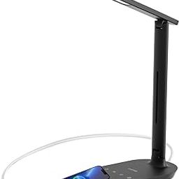 LASTAR LED Desk Lamp, Dimmable Eye-Protecting Table Lamps with Night Light, USB Charging Port, 4 Color Temperature Modes, 5 Brightness Levels, 1H Timer, Touch Control for Home Office Bedroom-picture-5