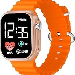Digital 8 Colours Waterproof LED Display Kids Watch for Boys & Girls Men and Women Birthday Christmas Gift (Age 4-15 Years)-picture-53