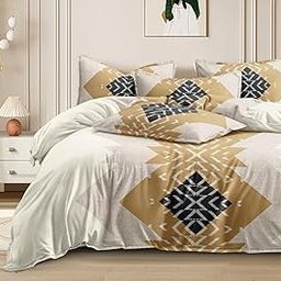 Ab Home Decor Super Soft Glace Cotton King Size AC Comforter/Blanket/Duvet for Double Bed with 1 Flat Bedsheet and 2 Pillow Cover (4 Piece Bedding Comforter Set)-Blue Pot-image-29