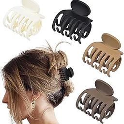 Arsdewy Hair Clips Medium Size Claw for Thick Hair, Double Row Jaw Clutchers (6 PCS)-image-69
