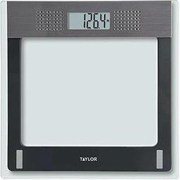 Taylor Electronic Glass Talking Bathroom Scale, 440 Lb. Capacity-image-19